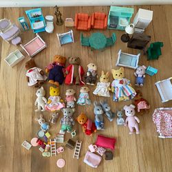 Vintage Calico Sylvanian Families Toys With Furniture, for Sale in Seattle, WA - OfferUp