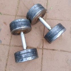 Dumbbells 2x70lbs