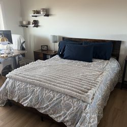 Queen Bed Frame With Drawers