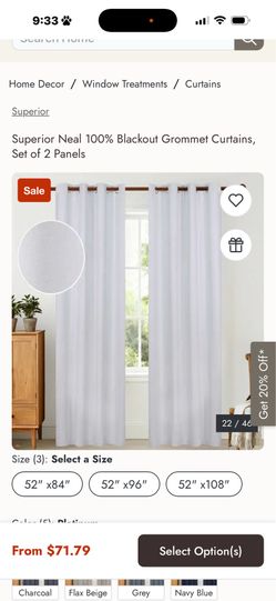 Brand New- in original packaging 95” tall - 2 panels $35 DESIGN SOLUTIONS™ TOTAL BLACKOUT