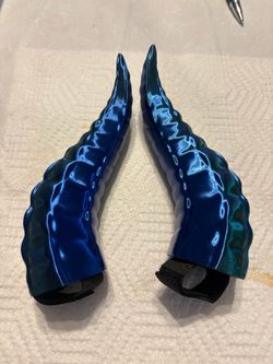 3D Printed Metallic Costume Horns