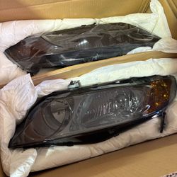 Headlights Assembly Compatible with 2006– 2011 Honda Civic 33101SNAA02, 33151SNAA02, HO(contact info removed), HO(contact info removed)