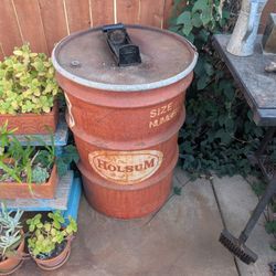 Vintage Drum Can Smasher