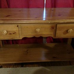 Bassett Wood Console Table
