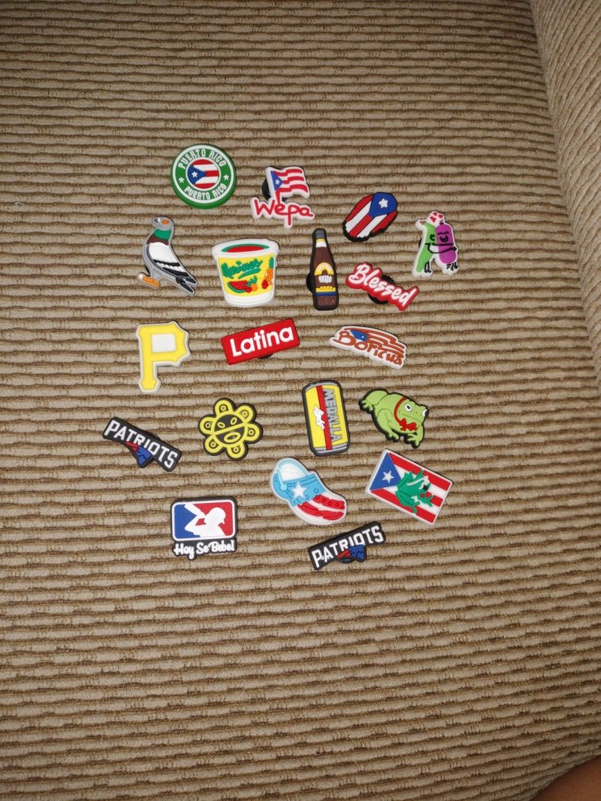 Puerto Rico Croc Charms