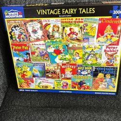White Mountain Vintage Fairy Tales jigsaw puzzle