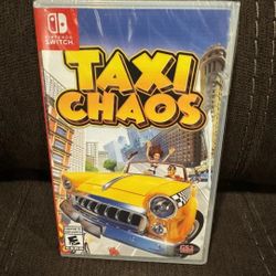 Taxi Chaos for Nintendo Switch - New Not Opened Sealed 