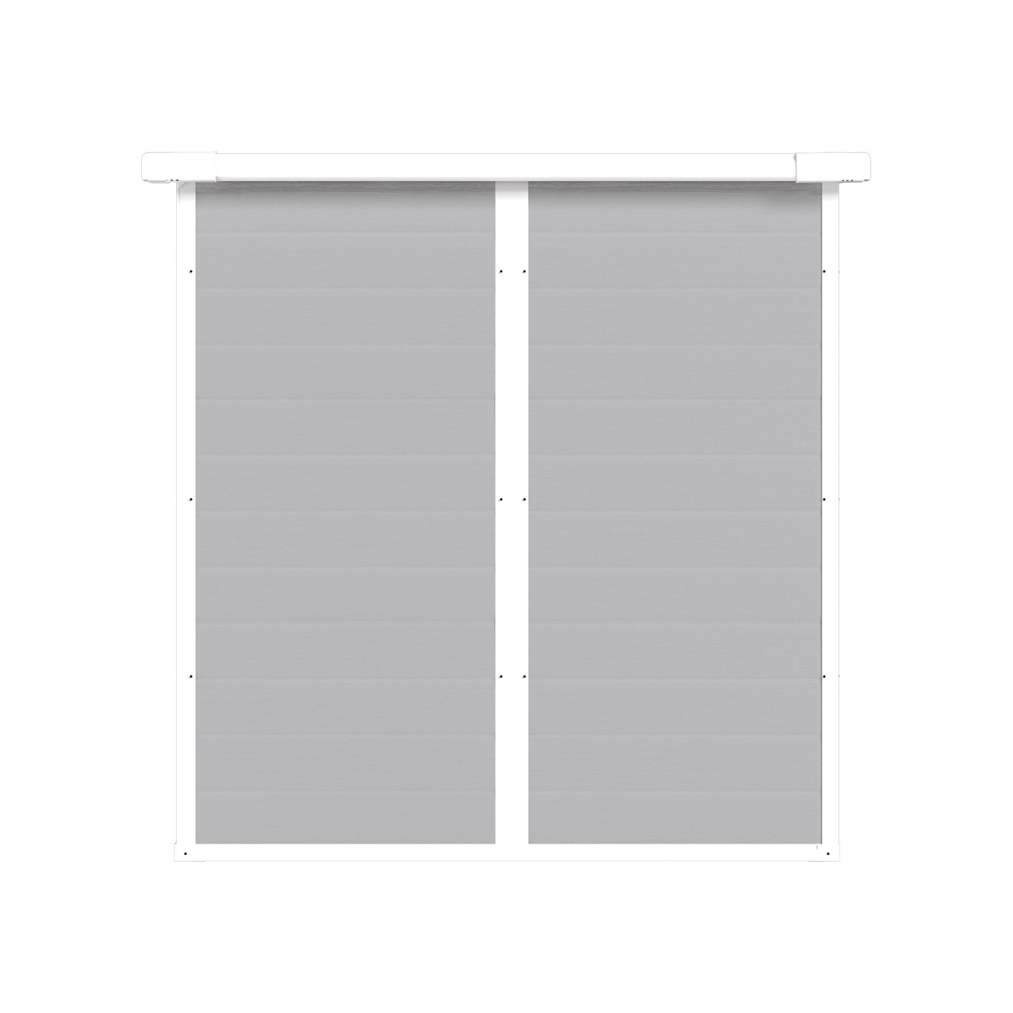 6x6 FT Storage Shed, Waterproof Resin Outdoor Storage Shed with Floor & Window & Lockable Doors and Vents, Tool Shed for Bike, Garden, Backyard,Lawn,