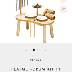 Play Me Wooden Drum Set Brand New (Price Is Firm)