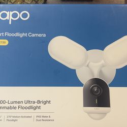 Tapo 2K+ Outdoor Wired Floodlight Security Camera