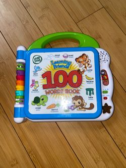 Leap frog learning friends 100 words book toy