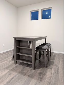 Dining table w/ stools