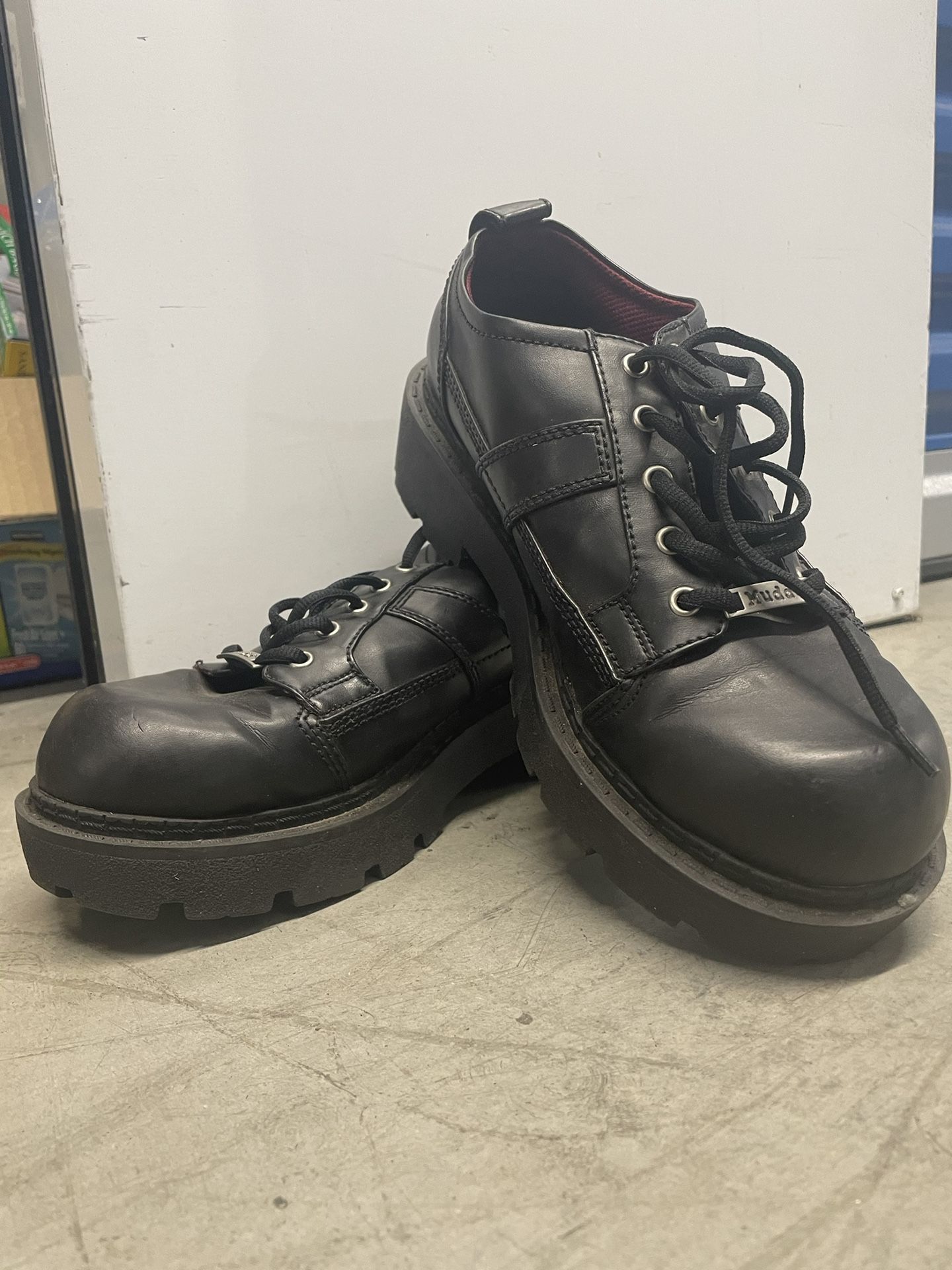 Mudd 9 1/2 Donnie Black Chunky Shoes. Vintage.
