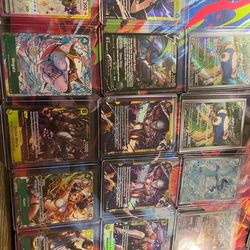 One piece and Pokemon cards