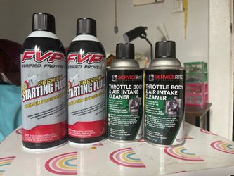 Starting fluid and throttle body cleaner