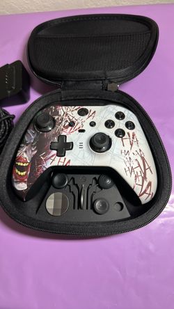 Xbox Elite Series 2 Controller Joker Custom + Case & Accessories