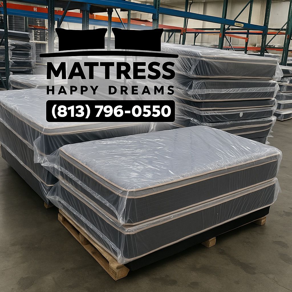 Brand New Queen Size Pillow Top Mattress – 14” Thick for Superior Comfort. Direct from Factory. Also Available: Twin, Full & King. Fast Same-Day Deliv