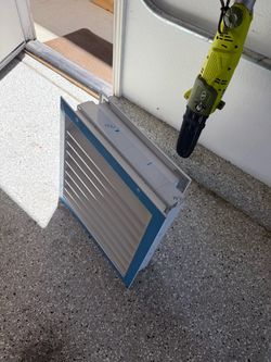 Cool My Garage Through the Wall Aluminum Air Intake Vent with Big Screen