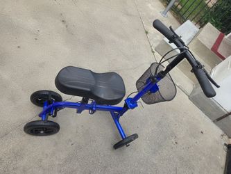 Blue Jay Knee Scooter bike dual brakes