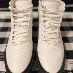 Converse Shoes Men 9.5 Women 11.5 All Star AS Quantum Hi Lunarlon 153647C White