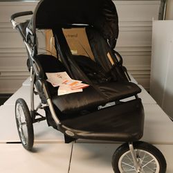 Baby Trend Expedition Double Jogger Stroller, Griffin, Like New ,Open Box