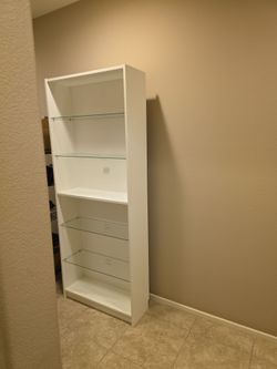 White Ikea Billy Shelf