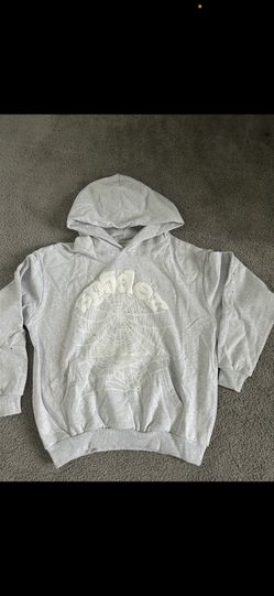 Sp5der OG Web Hoodie Heather Grey