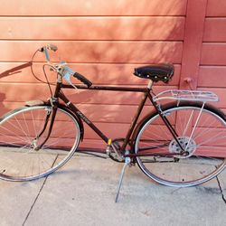 VTG Raleigh Sprite Classic English 3-Speed Touring Bicycle Original Components