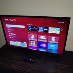 32 in TCL Roku TV