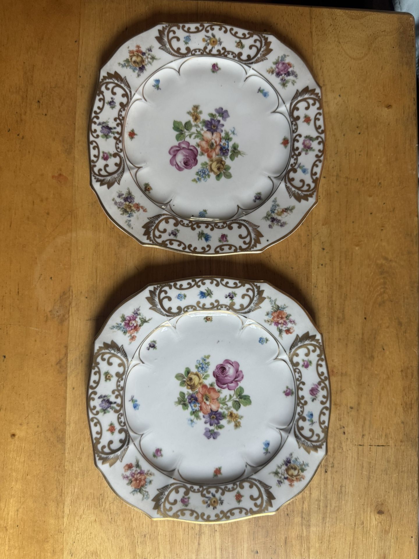 Noritake china in the Dresdena pattern,