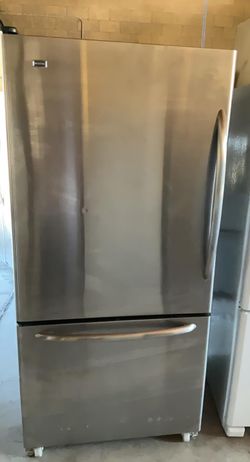 Maytag Bottom Freezer Stainless Steel Refrigerator
