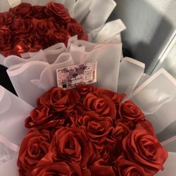 18 count ribbon roses 