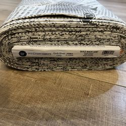 100% Cotton news print Fabric