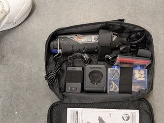 Dremel Cordless 8234 W/Attachments /Serpuo Light/DeWalt Organizer/Electric Pipe Bendersand Wrench