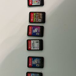 Five nintendo switch games 