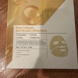 Deep Collagen Anti Wrinkle Face Masks Set Of 5