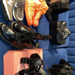 Lot Of Shoes And Boots For Sale ***** NEGO .  $140 