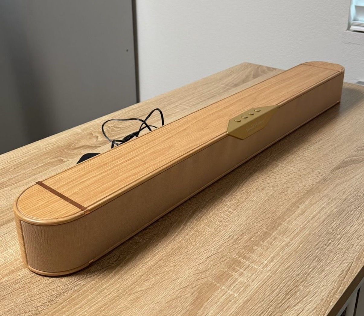 Hearth & Hand with Magnolia Bluetooth Sound Bar (Target) – Wood Finish
