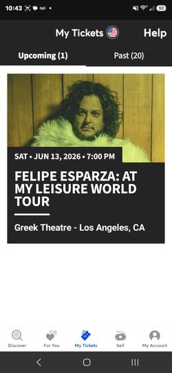 Felipe Esparza June 13th tickets