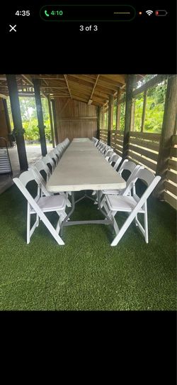 Chairs and tables r,e,n,t