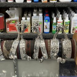 Charro Spurs / Espuelas De Acero Inoxidable 