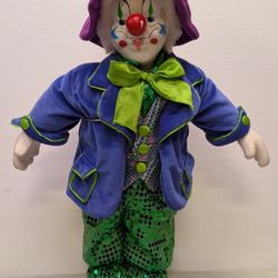 Vintage Porcelain Clown 
