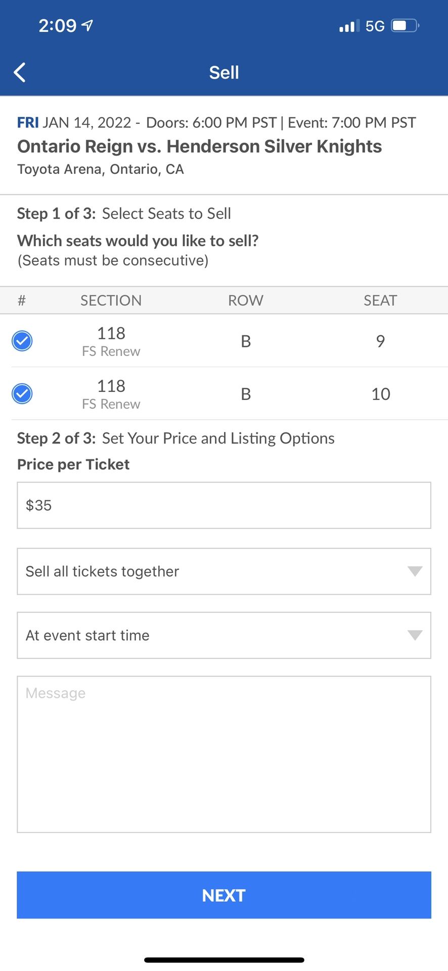 Ontario Reign Tickets