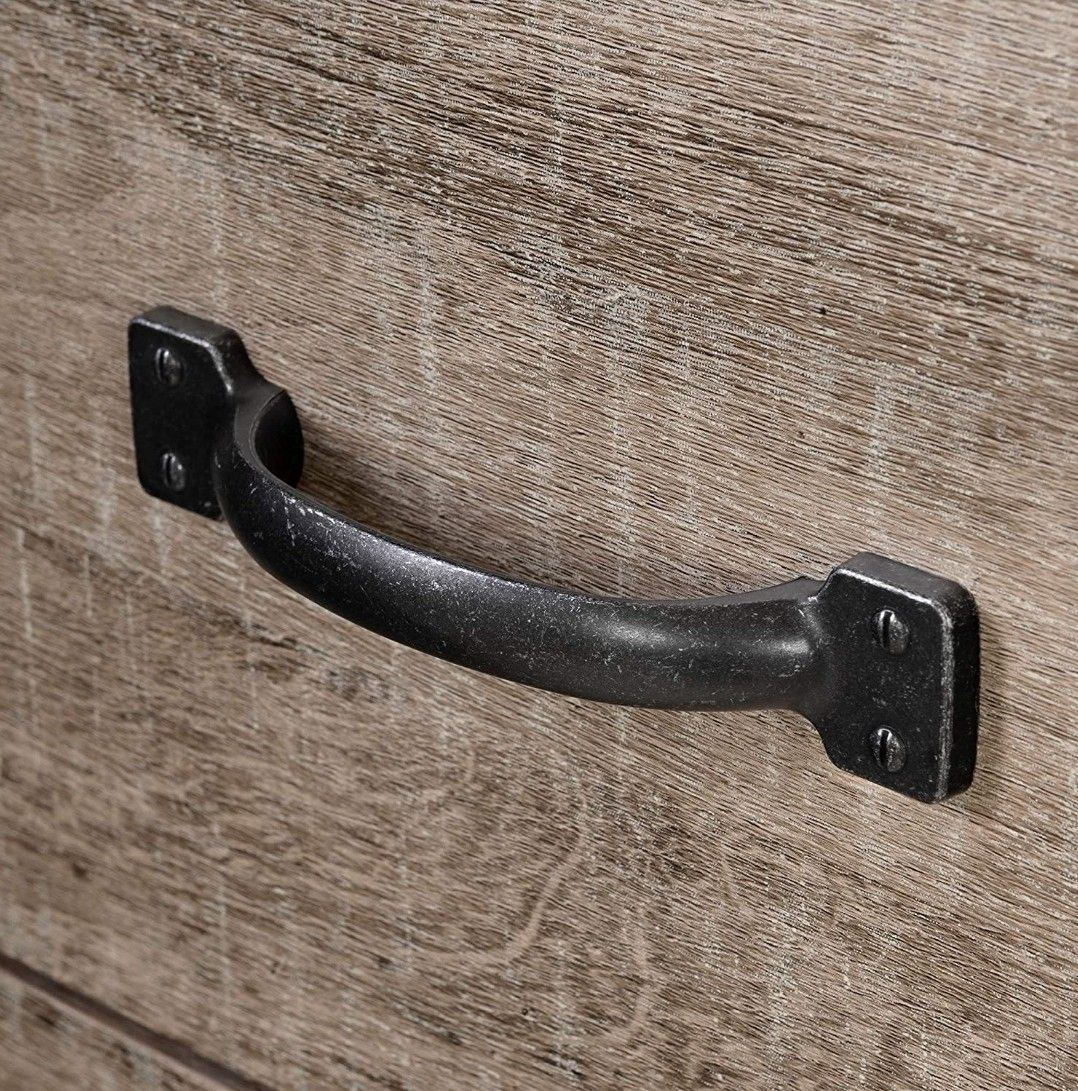 5 Drawer Weathered Cabinet, Storage for Bedroom