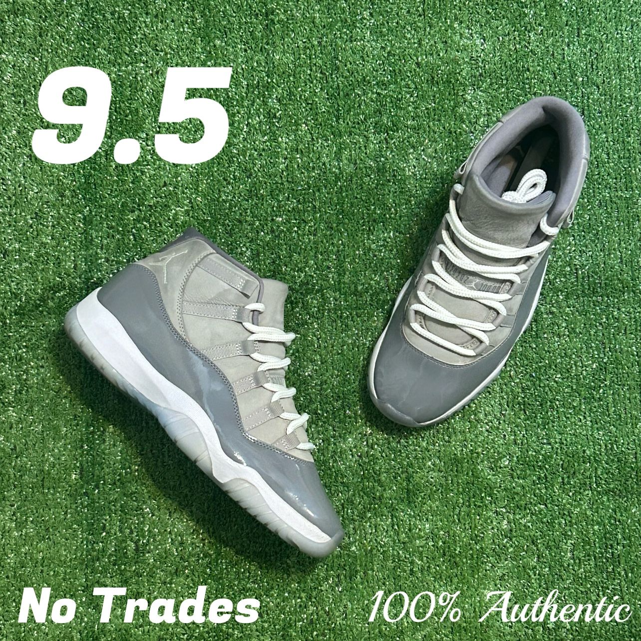 Size 9.5 Air Jordan 11 Retro High “Cool Grey 2021” 🐘