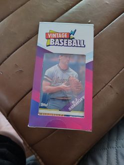 Vintage baseball cards  box