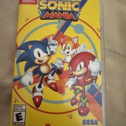 Nintendo Switch Sonic Mania With Case