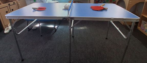 Mini Folding Ping Pong Table Set