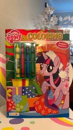 My Little Pony Coloring & Activity Book Includes Stickers!