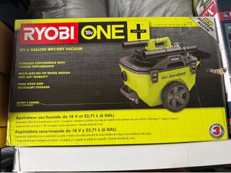 18v Ryobi Wet/Dry Shop Vac.